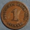 Germany 1 Pfennig 1894 E Wilhelm II KM# 10