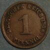 Germany 1 Pfennig 1908 A Wilhelm II KM# 10