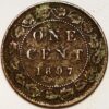 1 Cent 1897 Victoria Canada KM#7 - Image 2