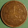 Netherlands Cent 1939 Konin Krijk Wilhelmina