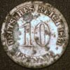 Germany Empire 10 Pfennig 1891 Wilhelm II KM# 12