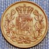 German States Bavaria 2 Pfennign 1871 - Image 2
