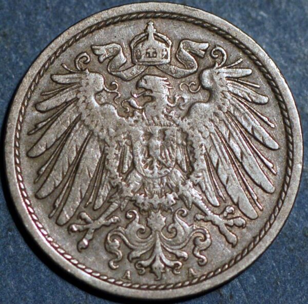 Germany Empire 10 Pfennig 1907 A Wilhelm II KM# 12 - Image 2