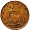 1 Farthing 1886 Victoria United Kingdom KM# 753 - Image 2