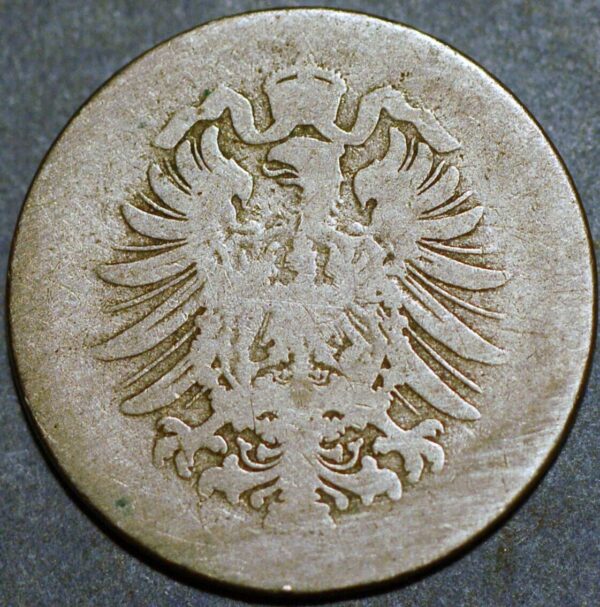 Germany Empire 10 Pfennig 1875 KM# 4 - Image 2