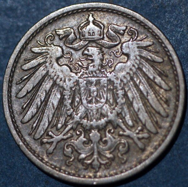 Germany Empire 10 Pfennig 1906 Wilhelm II KM# 12 - Image 2