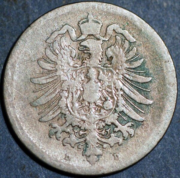 Germany Empire 10 Pfennig 1876 D KM#4 - Image 2