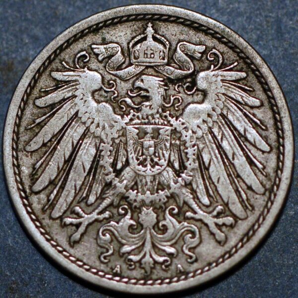 Germany Empire 10 Pfennig 1906 A Wilhelm II KM# 12 - Image 2