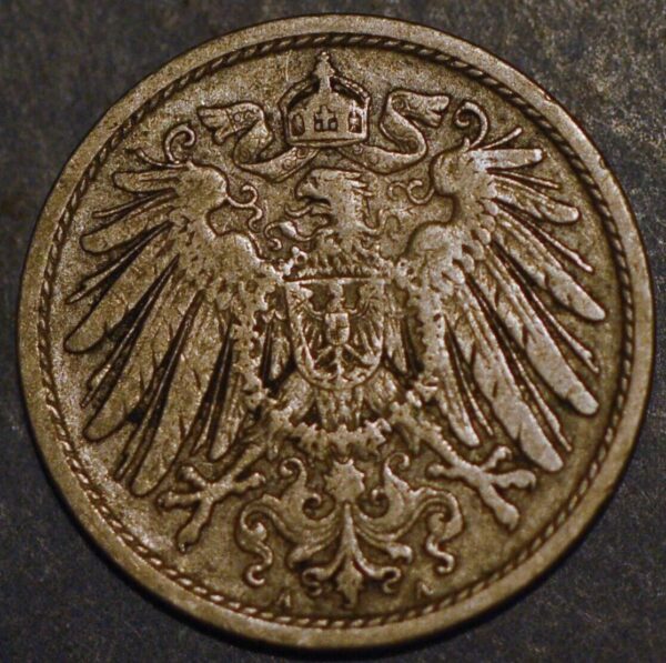 Germany Empire 10 Pfennig 1906 A Wilhelm II KM# 12 - Image 2