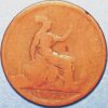United Kingdom One Peny 1872 Victoria Queen
