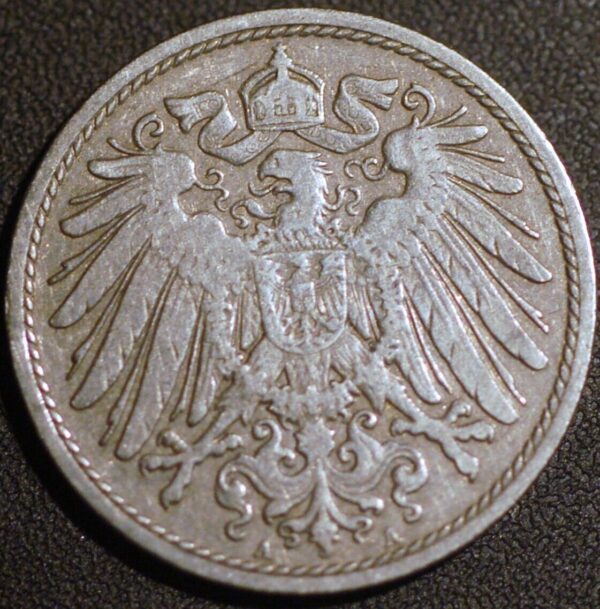 Germany Empire 10 Pfennig 1897 A Wilhelm II KM# 12 - Image 2