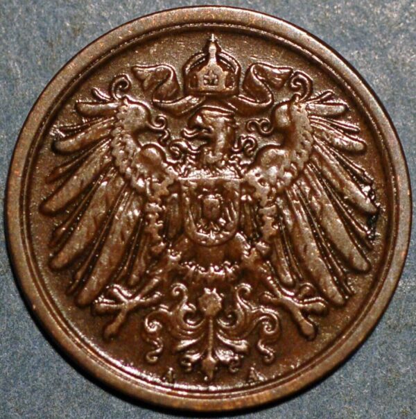 Germany 2 Pfennig 1911 A Wilhelm II KM# 16 - Image 2