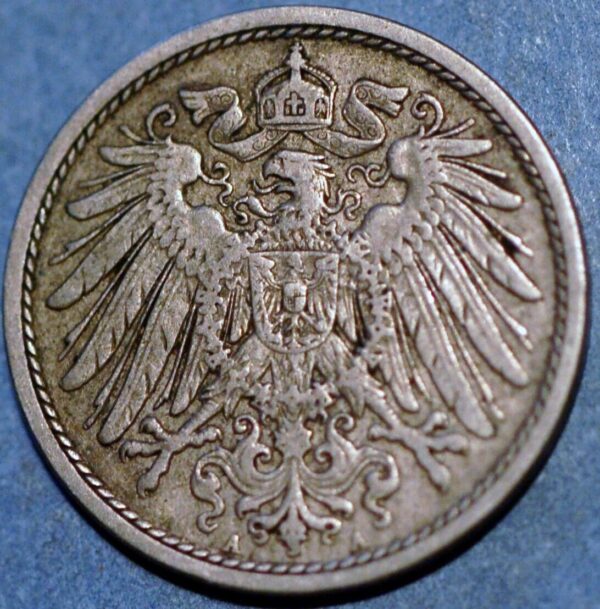 Germany Empire 10 Pfennig 1907 A Wilhelm II KM# 12 - Image 2