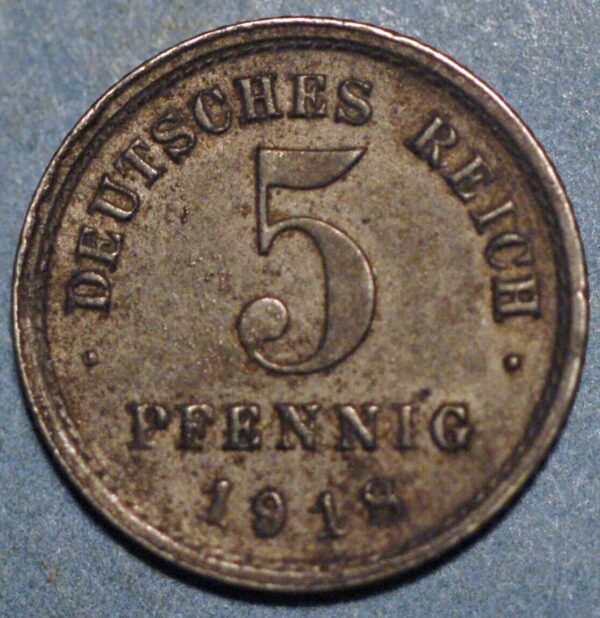 Germany Empire 5 Pfennig 1918 E KM#19