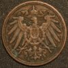 Germany 1 Pfennig 1890 E Wilhelm II KM# 10 - Image 2