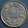 Switzerland 1/2 Franc 1968 KM#23a.1