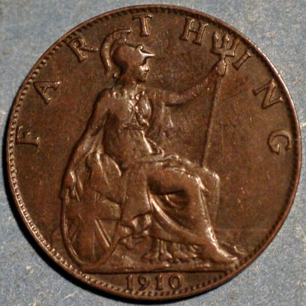 Great Britain Farthing 1910 KM#792