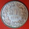 Switzerland 2 Francs 1976 KM# 21a.1 - Image 2