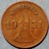 Germany Weimar Republic 1 Reichspfennig 1931 D KM# 37 - Image 2