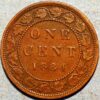 1 Cent 1884 Victoria Canada KM#7 - Image 2