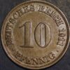 Germany Empire 10 Pfennig 1911 D Wilhelm II KM# 12