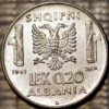0.20 Lek 1941 Vittorio Emanuele III Italian Occupation Albania