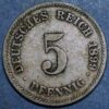 Germany Empire 5 Pfennig 1899 G KM#11