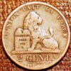 Belgium Leopold II 2 Cent 1870