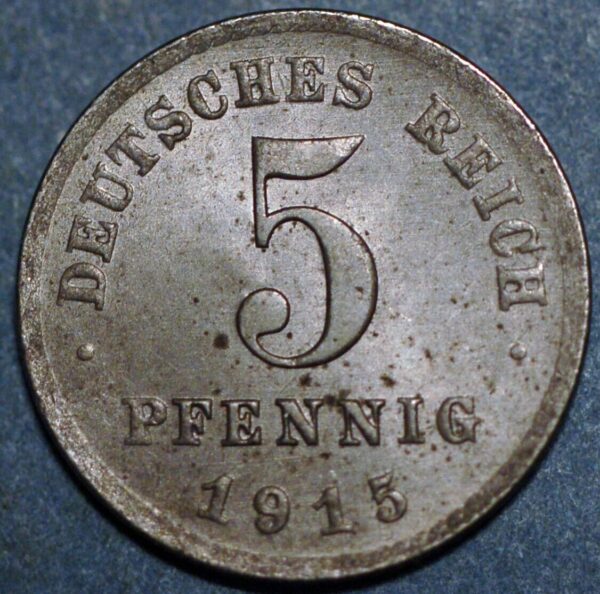 Germany Empire 5 Pfennig 1915 A KM#19