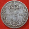 Great Britain 3 Pence 1899 KM# 777 - Image 2