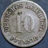 Germany Empire 10 Pfennig 1874 C KM#4
