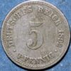 Germany Empire 5 Pfennig 1892 A KM# 11