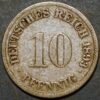 Germany Empire 10 Pfennig 1893 G Wilhelm II KM# 12