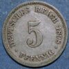 Germany Empire 5 Pfennig 1898 J KM# 11