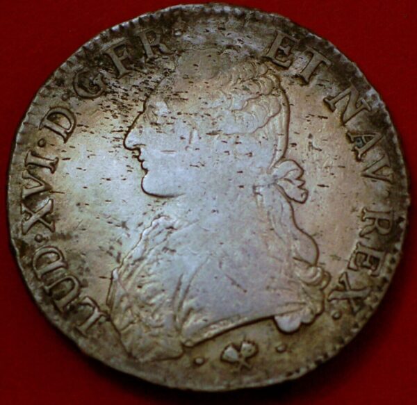 France ECU 1775 L Louis XV Mint:Bayonne KM#564.9 Silver - Image 2