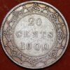 20 Cents 1900 Victoria silver Newfoundland KM#4 - Image 2