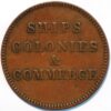 Canada Breton 997 token Ships Colonies Commerce - Image 2