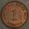 Germany 1 Pfennig 1907 J Wilhelm II KM#10