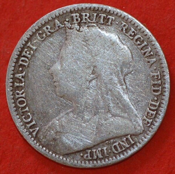 Great Britain 3 Pence 1899 KM# 777