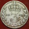 Great Britain 3 Pence 1899 KM# 777