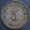 Germany Empire 5 Pfennig 1912 F KM# 11