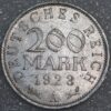 Germany Weimar Republic 200 Mark 1923 A KM# 35