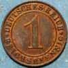 Germany Weimar Republic 1 Reichspfennig 1924 J KM#37
