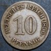 Germany Empire 10 Pfennig 1896 E Wilhelm II KM# 12