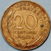 France 20 Centimes 1963 KM# 930 - Image 2