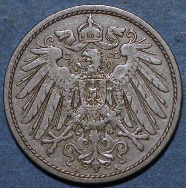 Germany Empire 10 Pfennig 1903 A Wilhelm II KM# 12 - Image 2