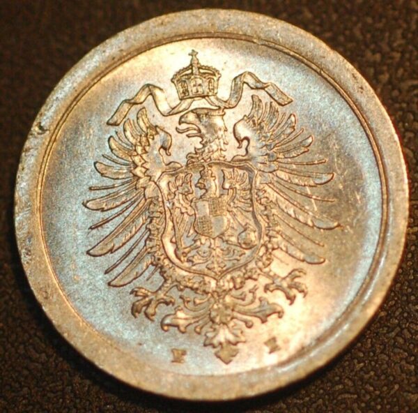 Germany Empire 1 Pfennig 1917 KM# 24 - Image 2