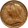 1 Farthing 1901 Victoria United Kingdom KM# 788 - Image 2