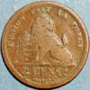 2 Centimes 1833 Leopold I KM# 4 Belgium