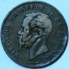Italian Kingdom 5 Centesimi 1861 Milano King Vittorio Emanuele II